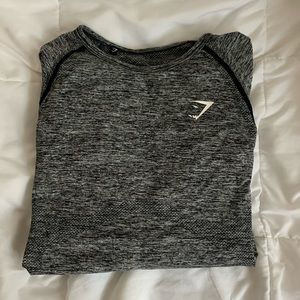 GYMSHARK Marled Workout Top